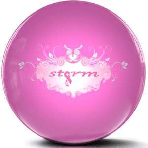 Pink Ribbons Hope regulation size bowling ball