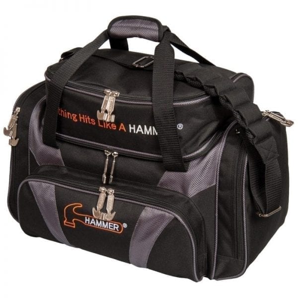 Hammer Deluxe Double Tote 2 Ball Bowling Bag