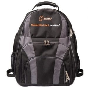 Hammer Deuce Backpack Carbon 2 Ball Bowling Bag