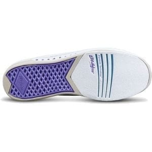 KR Strikeforce Women's Gem White/Purple Bowling Shoes