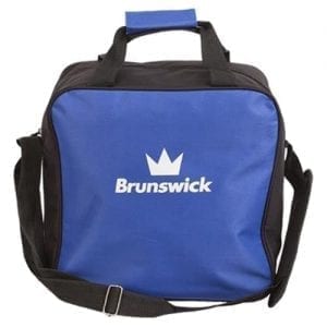 Brunswick Target Zone Single Black Blue Bowling Bag