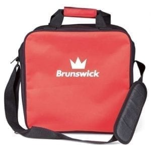 Brunswick Target Zone Single Black Red Bowling Bag