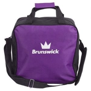 Brunswick Target Zone Single Black Purple Bowling Bag