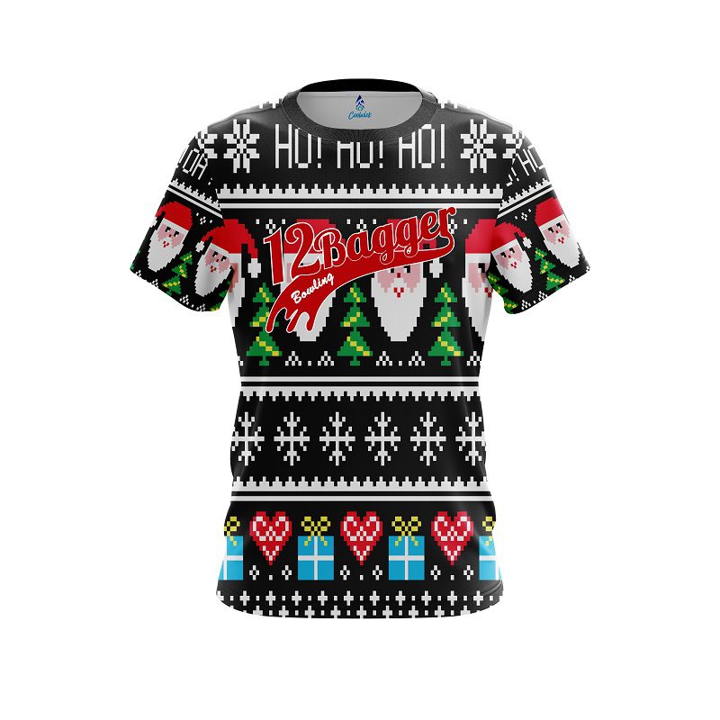 Fresh Brewed Tees' ugly Christmas sweaters featuring Johnny