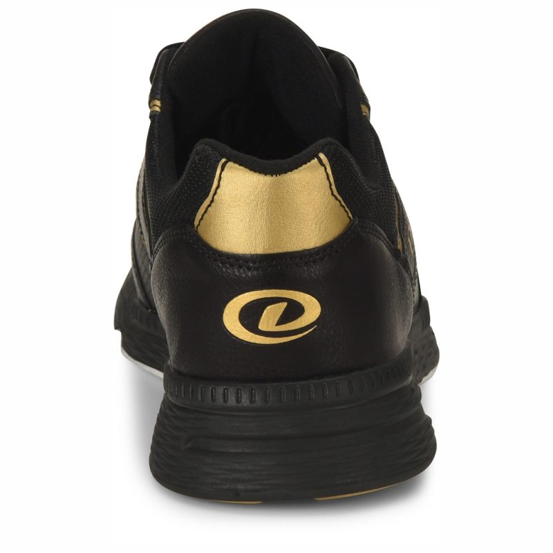 black and gold bowling shoes