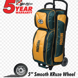 KR Strikeforce NFL Green Bay Packers 2 Ball Roller Bowling Bag