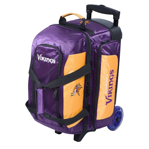 Minnesota Vikings Single Bowling Ball Tote Bag with Shoe Compartment