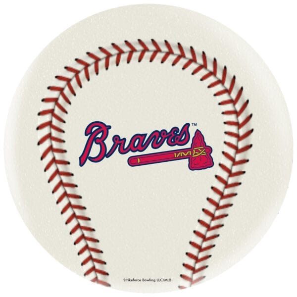 OTBB Atlanta Braves Baseball Bowling Ball, FREE SHIPPING