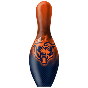 OTBB Chicago Bears on Fire Bowling Ball