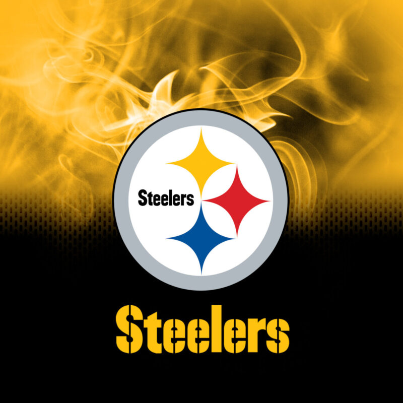 Pittsburgh Steelers regulation NFL bowing ball on fire design