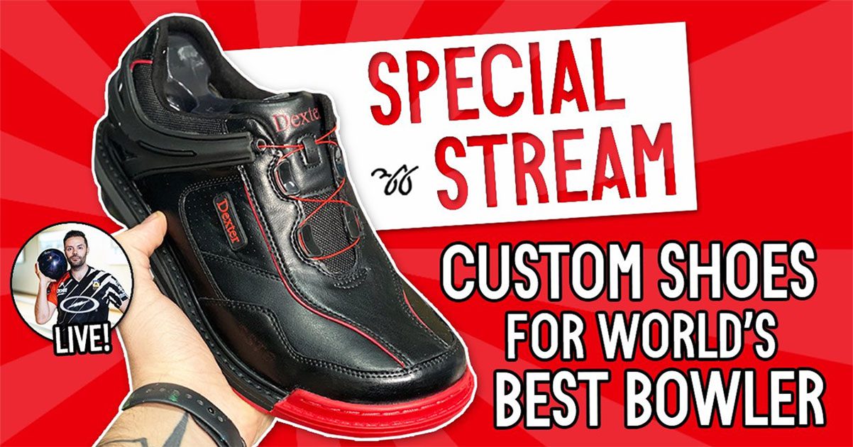 Custom made bowling store shoes