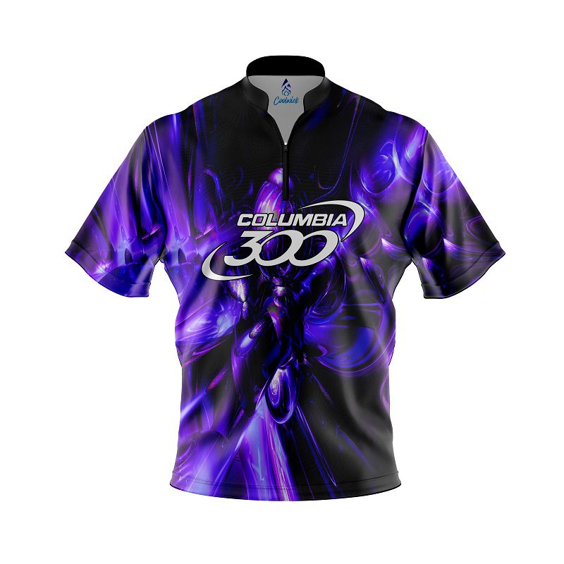 Columbia 300 DS Bowling Jersey - LV FOOTBALL - Design 1520-CO