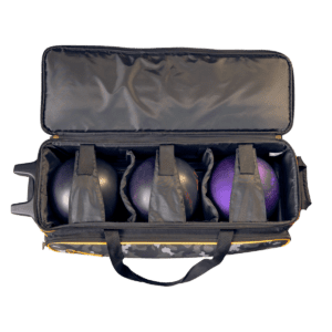 Genesis Sport Modular Triple Roller Black Bowling Bag | Bowling.Com