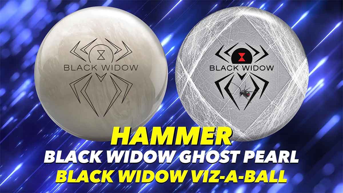 Hammer Black Widow Viz-a-Ball Bowling Ball + FREE SHIPPING
