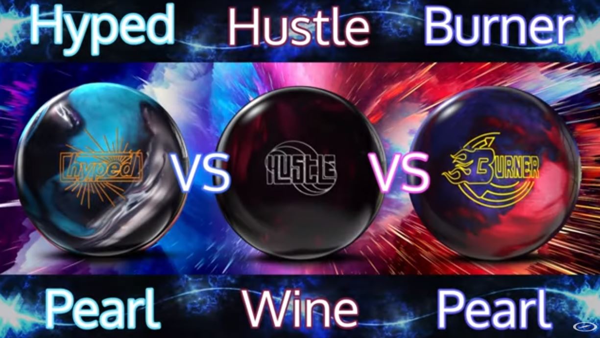 Roto Grip Hyped Pearl vs Roto Grip Hustle Wine vs 900 Global