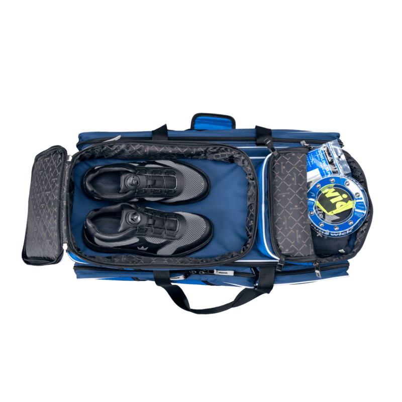 Epic 3 Ball Triple Legend Premium Blue Bowling Bag | BowlersMart