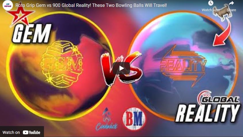 Roto Grip Gem Bowling Ball vs 900 Global Reality - In Depth