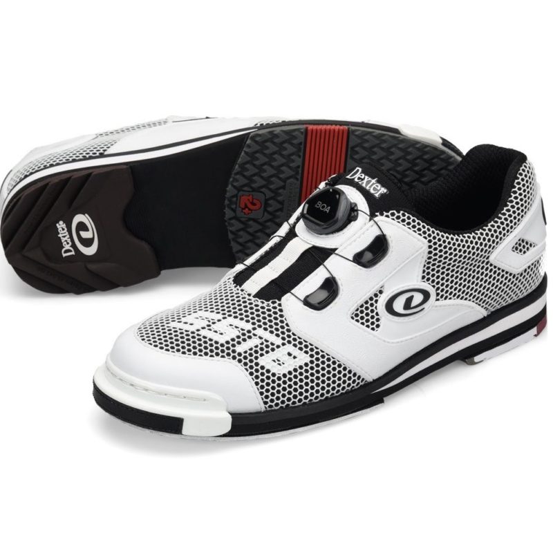 Dexter SST 8 Power Frame BOA White Black Men's Wide Bowling Shoes