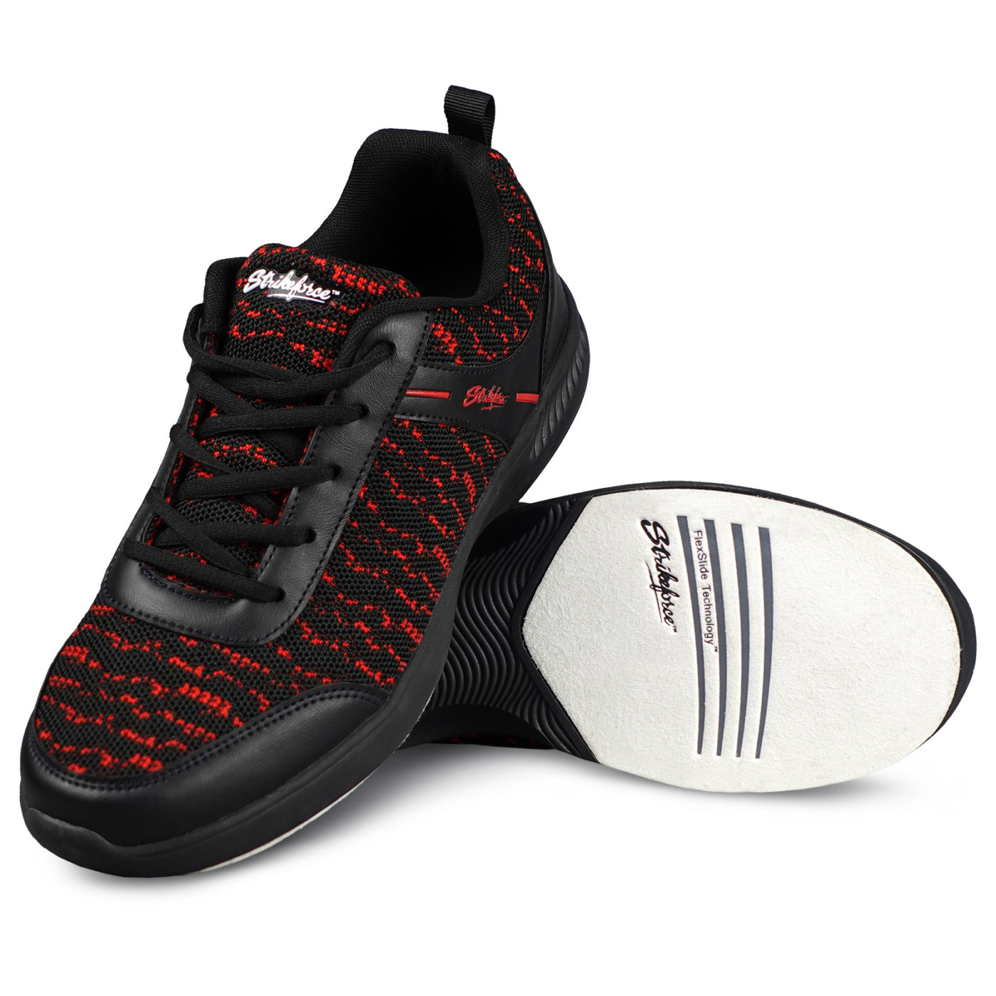 KR Strikeforce Flyer Mesh Lite Black Cardinal Men's Bowling Shoes