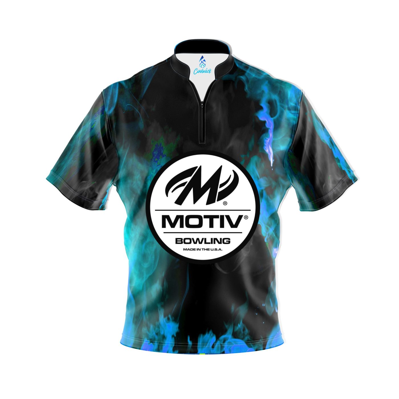 Custom Team Bowling Jersey - Pin Monster Blue