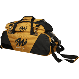 Pittsburgh Steelers Triple Roller Bowling Bag - Gold