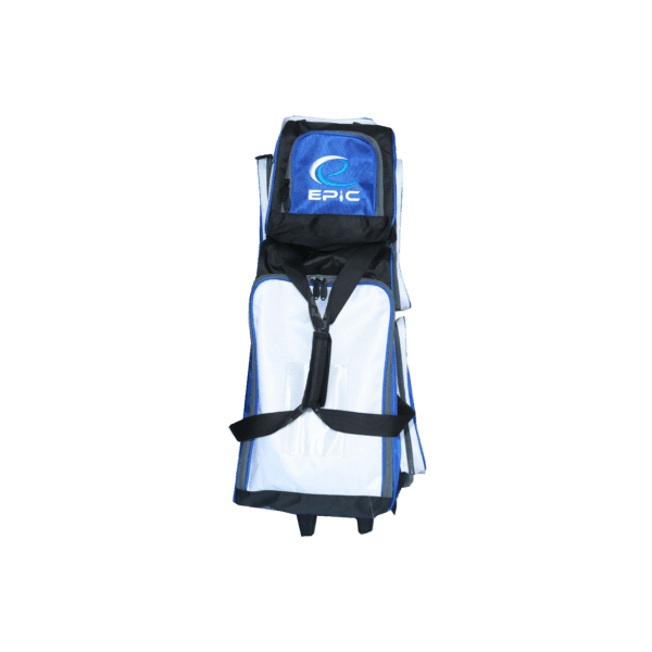 Epic 3 Ball Triple Legend Premium Blue Bowling Bag | BowlersMart