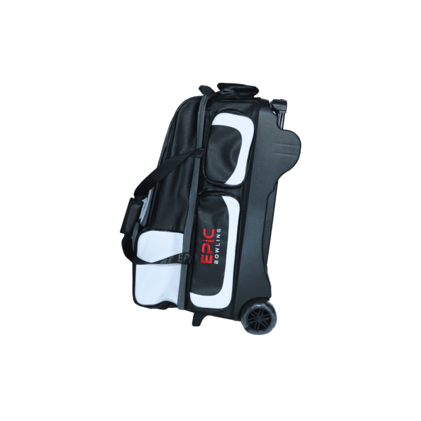 Epic 3 Ball Flash Triple Tote Deluxe White Bowling Bag - Epic Bowling  Products