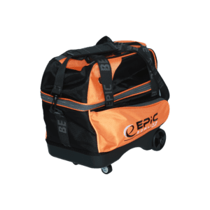 Elite Basic Single Roller Bowling Bag, Holds 1 Bowling Ball and a Pair of  Bowling Shoes Securely- 34 Retractable Square Handle