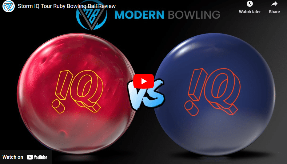 Storm IQ Tour Ruby Bowling Ball Review - BowlersMart - The Most
