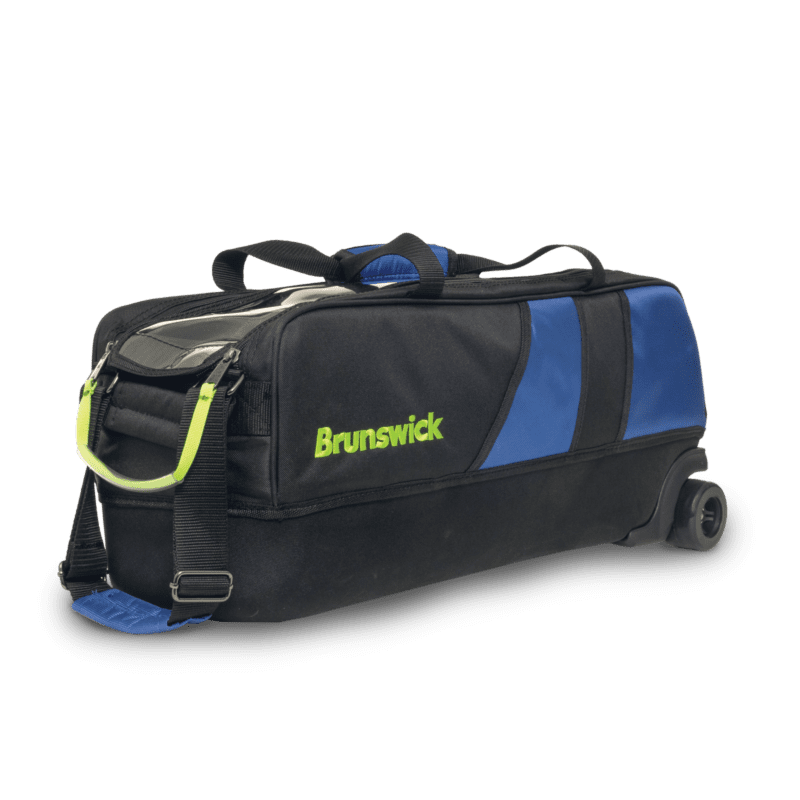 Brunswick Quest Triple Roller Blue Bowling Bag