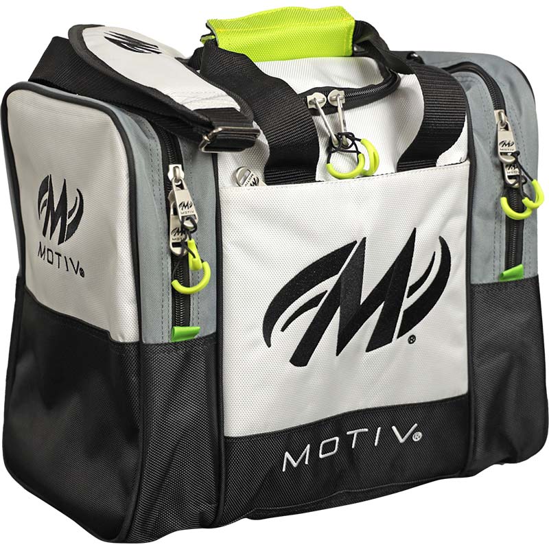 Motiv Shock Black Orange Single Tote Bowling Bag