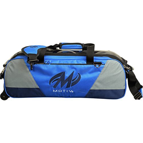 Motiv Ballistix Triple Tote Cobalt Blue Bowling Bag | Bowling.Com