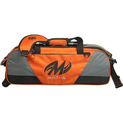 Motiv Ballistix Double Tote Roller Bowling Bag - Red