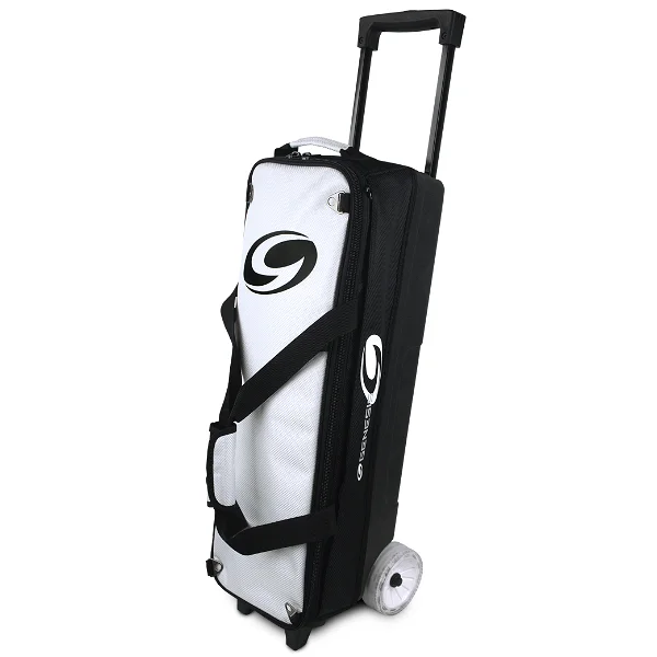 Genesis Sport Modular 3 Ball Triple Tote Black Bowling Bag + FREE