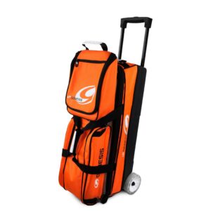 Genesis Sport Modular Triple Roller Black Bowling Bag | Bowling.Com