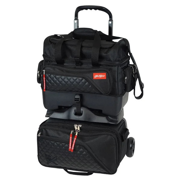 Ctd 3+1 Premium Tournament Roller Bag with Detachable Backpack Bowling Bag 