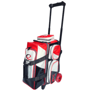 ELITE Deluxe Double Roller Bowling Bag Red