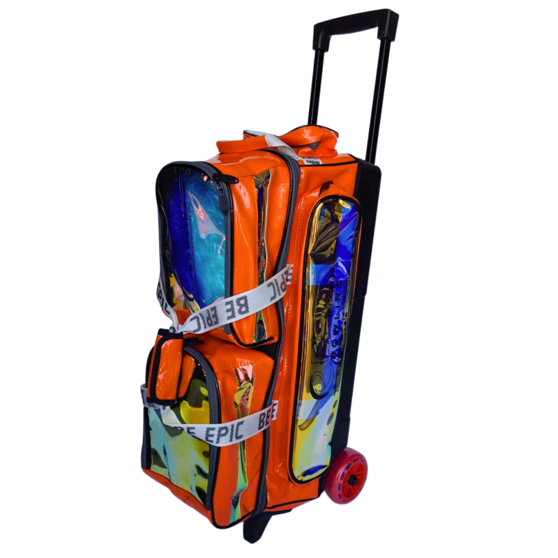 Epic 3 Ball Triple Luminous Hot Pink Holo Bowling Bag | BowlersMart