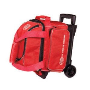 Elite Basic Single Roller Bowling Bag, Holds 1 Bowling Ball and a Pair of  Bowling Shoes Securely- 34 Retractable Square Handle