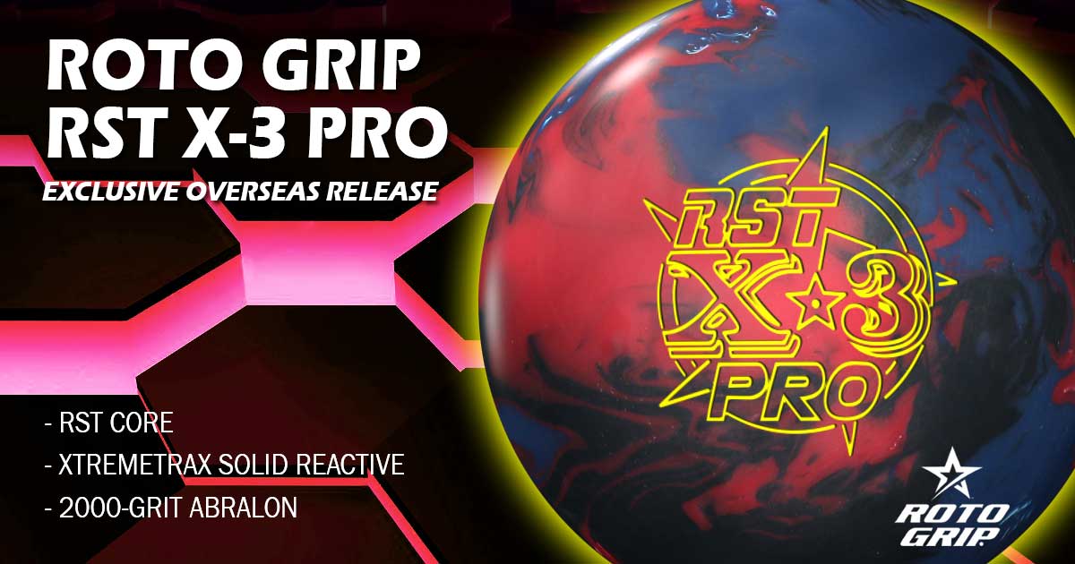 Roto Grip RST X-3 Pro Overseas Bowling Ball + FREE SHIPPING at